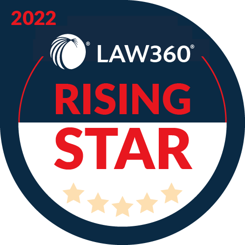 law360 rising star badge 1